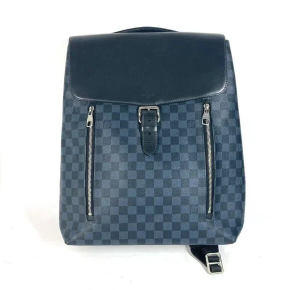 Authenticity GuaranteeLOUIS VUITTON N41586 Damier Cobalt Newport Bag Backpack Pre-Owned LOUIS VUITTON N41586 Damier Cobalt Newport Bag  main image 2